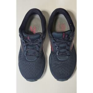Brooks Dyad Running Shoes Women’s Size 7 Navy Pink Walking Comfort Sneakers